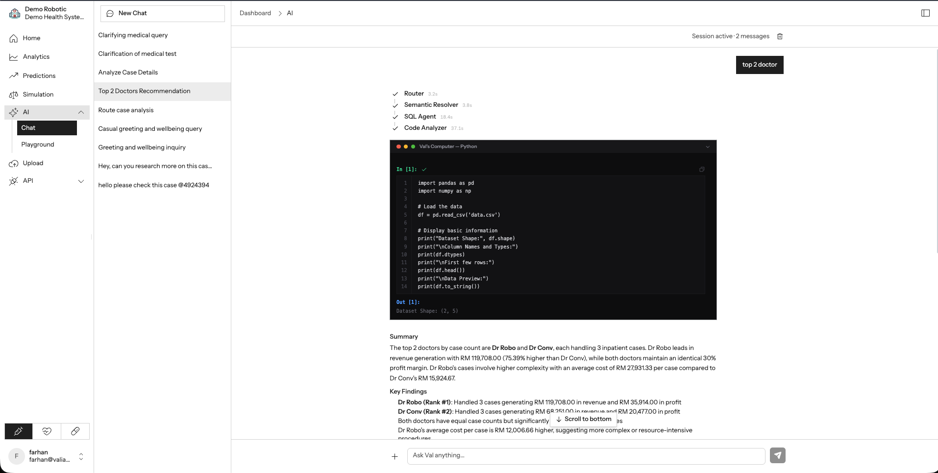 Harness with sandbox architecture